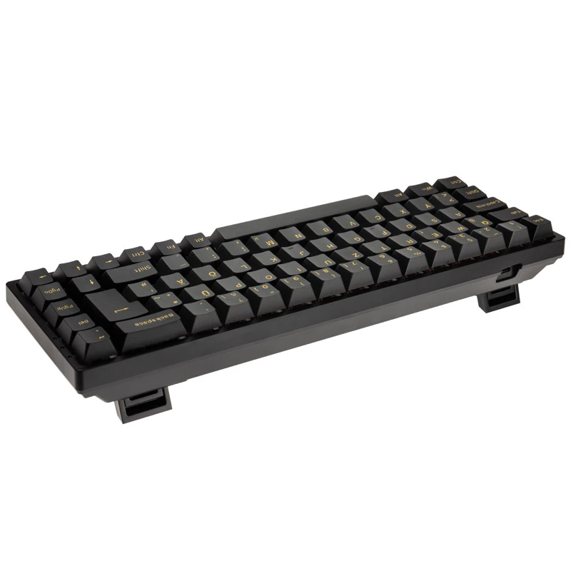 Teclado gaming sem fios AKKO 3068B Plus Preto&Dourado, mecânico, RGB - V3 Cream Amarelo, ISO (DE), preto