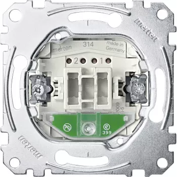 Mecanismo de interruptor de duas vias Merten QuickFlex UP 1f Ko Kontroll (MEG3606-0000)