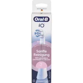 Cabeças de escova para escovas de dentes elétricas Oral-B iO Gentle Cleaning branco, pack de 2