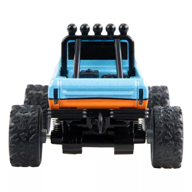 Monster Truck radiocontrolado Amewi DieCast 1:64 RTR, azul/laranja