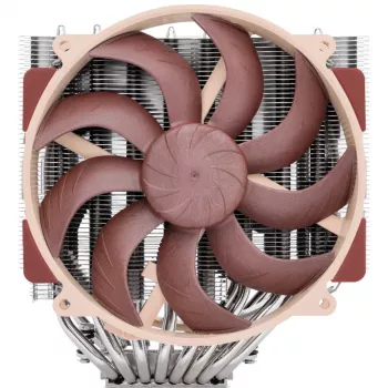 Arrefecedor de ar Noctua NH-D15 G2 HBC, ventoinhas duplas de 140 mm, 1250–1500 RPM, 155,6 m³/h, 12 V, cobre, 152×150×168 mm