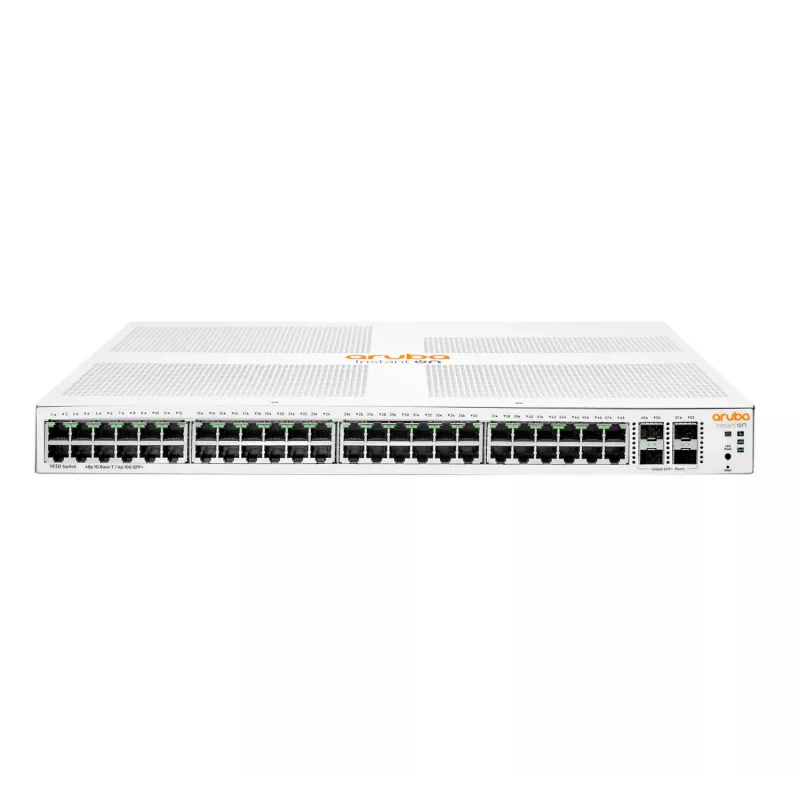 Aruba Instant On 1930 48G Class4 PoE 4SFP/SFP+ 370W Managed L2+ Gigabit Ethernet (10/100/1000) Power over Ethernet (PoE) 1U branco