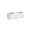 Armário de arrumação fechado Cama ROCO RO1 112/37/39 branco/preto/branco