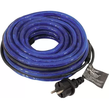 Luz de borracha LED EUROLITE RL1-230V azul 9 m, fita flexível à prova de água para iluminação decorativa e de segurança