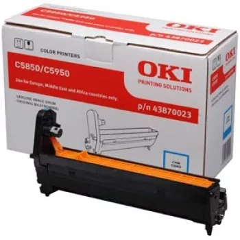 Tambor de imagem ciano original OKI C5850/5950