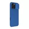 Capa de proteção Nillkin CamShield Pro para iPhone 16 Pro Max, azul, tampa deslizante para câmara