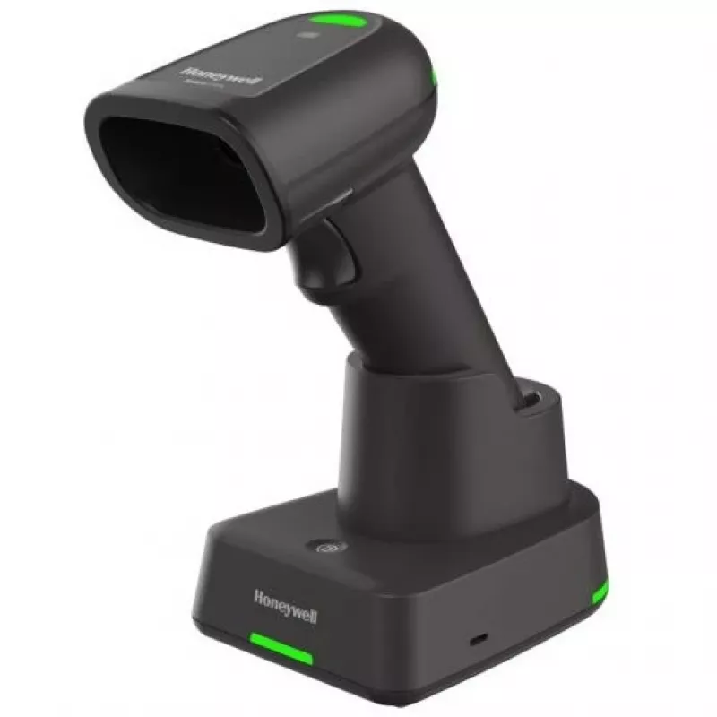 Leitor de códigos de barras portátil Honeywell 1962GHD-2USB-WC-R 1D/2D com fios preto