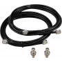 Cabo de antena coaxial Omnitronic TNC-Set 5 m, ficha TNC – ficha TNC, comprimento 5 m
