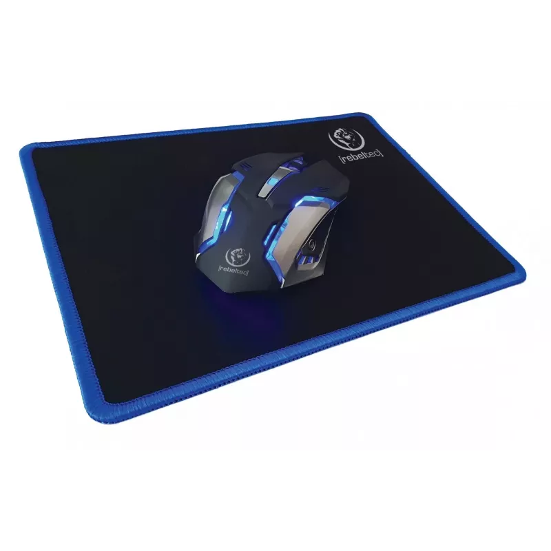 Teclado e rato Rebeltec SHERMAN Gaming USB QZERTY inglês preto