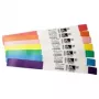 Pulseira hospitalar Zebra Z-Band UltraSoft vermelha, branca