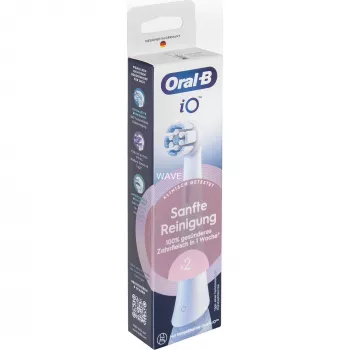 Cabeças de escova para escovas de dentes elétricas Oral-B iO Gentle Cleaning branco, pack de 2