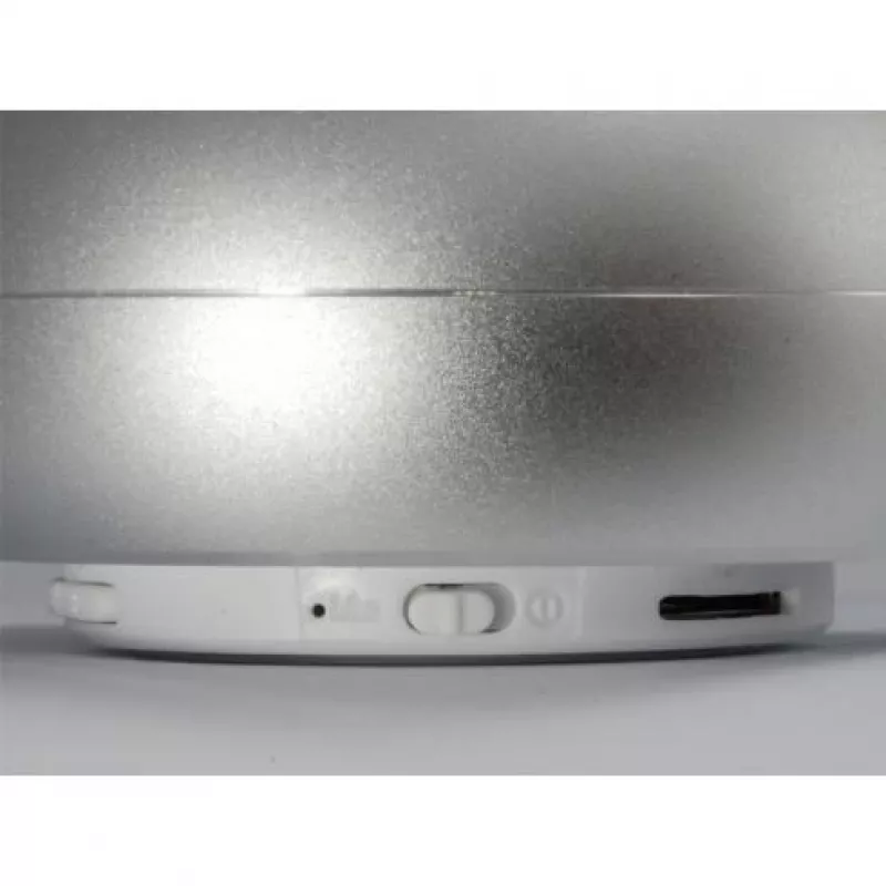 Conceptronic BEATTIE 01S coluna Bluetooth sem fios, 3 W, Bluetooth 3.0+HS, microfone integrado, microSD, Micro-USB, prateada