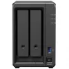 Servidor de armazenamento NAS SYNOLOGY DP320 Desktop R1600, 8 GB RAM, 16 TB, 2 baías, suporte HDD, RAID, Preto