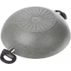 Wok Ballarini Ferrara FERR8KD.36D 36 cm, revestimento granito, duas pegas e tampa