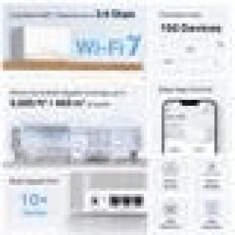 Sistema Mesh Wi-Fi TP-LINK Mercusys Halo H25BE (Wi-Fi 7, dual-band 2,4/5 GHz, 2880 Mbps) pack de 2, 3 antenas internas, branco