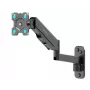 Suporte de monitor de parede ONKRON G150-B para ecrãs de 34 polegadas (86,4 cm), VESA 75x75–100x100, até 8 kg, inclinável ±35°, altura ajustável, preto