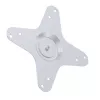 Placa adaptadora WANBO SUPORTE DE TETO ACESSÓRIO alumínio prateado 170x170mm