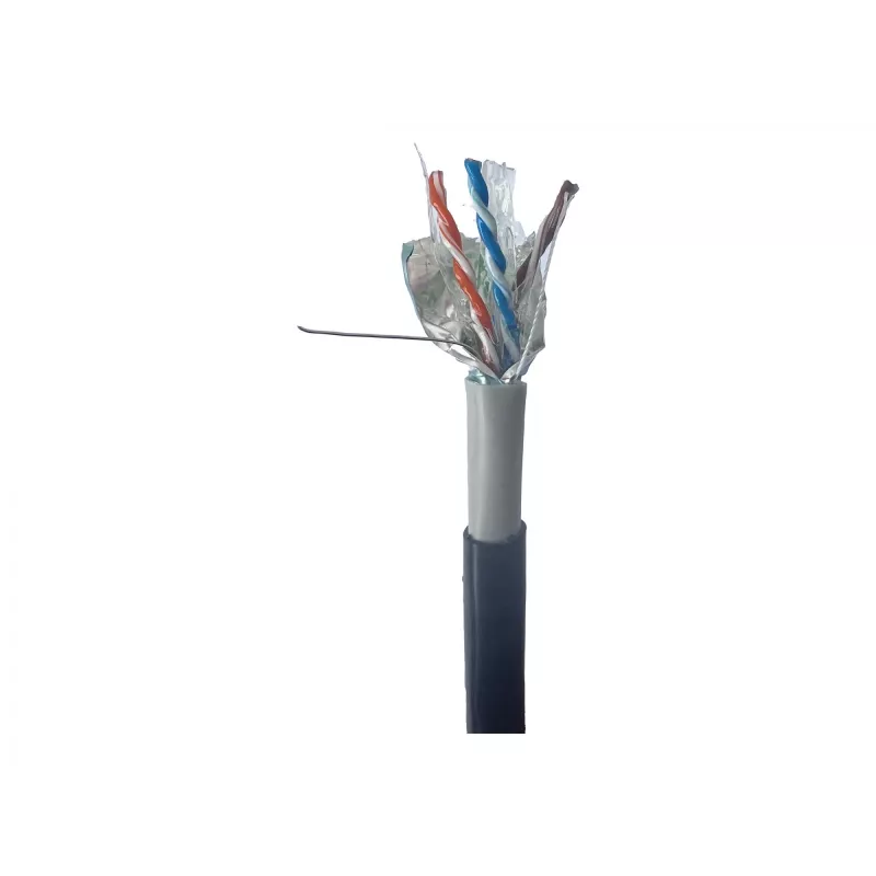 Cabo de rede Gembird FPC-6004GE-SO-OUT 305 m Cat6 F/UTP preto