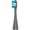 Escova de dentes sem fios, cinzento, 3 cabeças de escova, 1400mAh, funções: suave, limpeza, massagem, branco, sweep