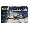 Modelo em plástico avião REVELL Messerschmitt P.1099A-P-SER escala 1/72