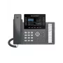 Telefone IP Grandstream Networks GRP2636 preto 12 linhas LCD Wi-Fi
