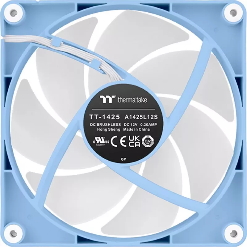 Ventoinha Thermaltake CT140 ARGB 140mm ventoinha para caixa pack de 2 azul