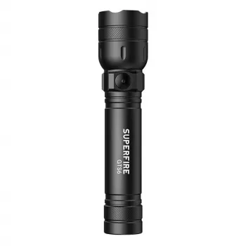 Lanterna Superfire GTS6 360lm USB-C 7W compacta e portátil