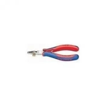 Alicate de descarnar eletrónico Knipex comprimento total 140 mm área de trabalho 0,1–0,8 mm