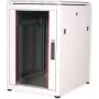Roline Pro - Armário de rede - com porta de vidro, 600 x 800 mm (L x P) - cinzento-claro, RAL 7035 - 16U - 48,3 cm (19 polegadas) (26.21.0048)