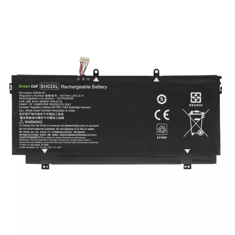 Bateria Green Cell HP147 Spectre x360 13-AC 13-W 13-W050NW 13-W071NW