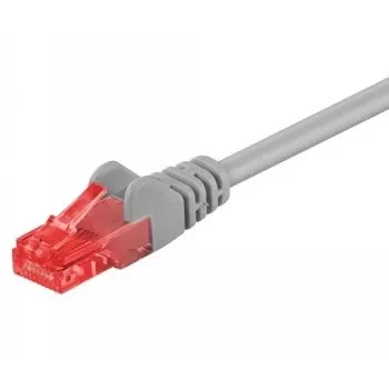 Wentronic Goobay cabo de patch CAT 6, U/UTP, cinzento, 1,5 m - mistura de cobre CCA (95591)