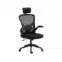 Cadeira gaming Sandberg ErgoFusion Basic assento acolchoado encosto em malha preto