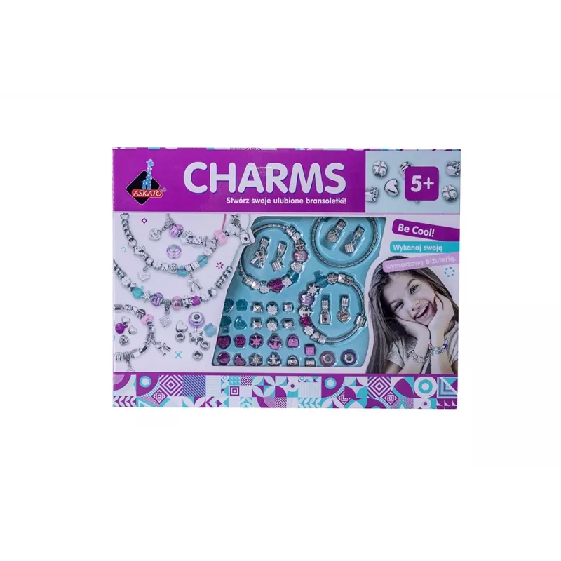 Conjunto de criação de pulseiras Ascato 116105 com contas e ferramentas para a criação de joias