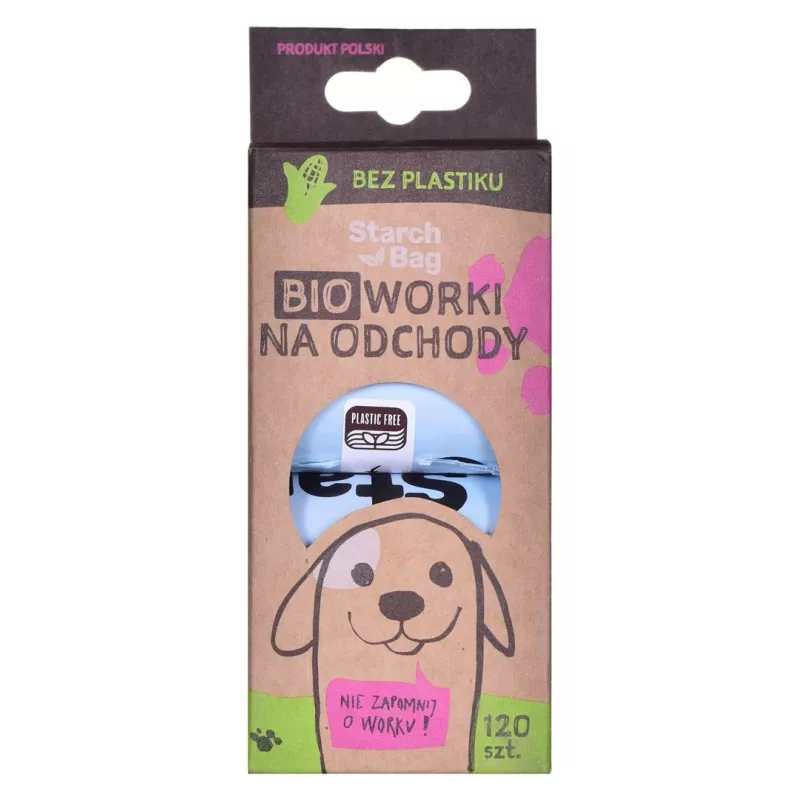 STARCH BAG - Sacos para dejetos de cão - 8 x 15