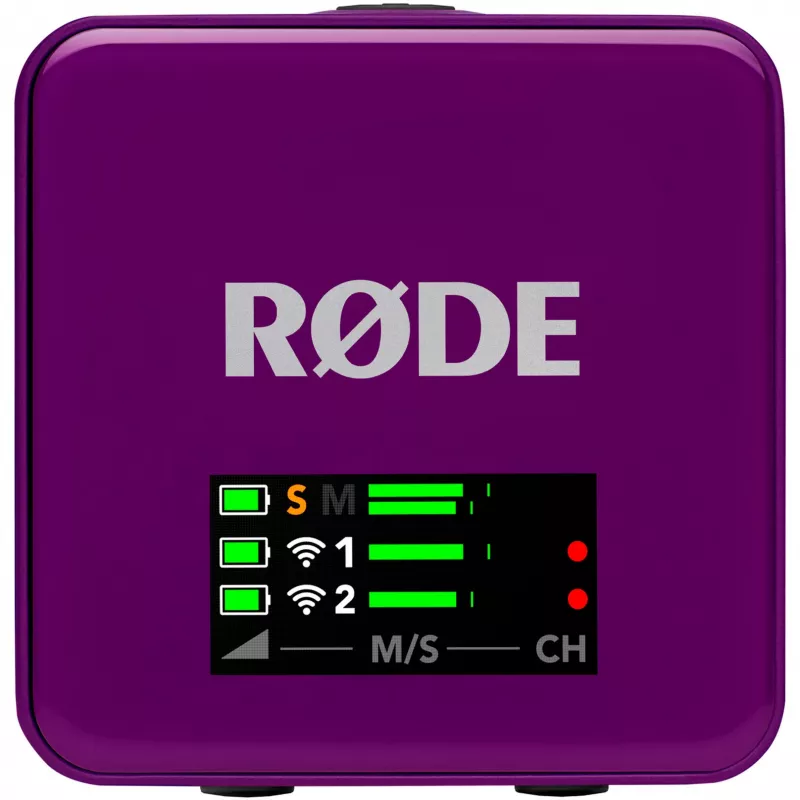 RØDE Wireless GO III Roxo – sistema de microfone sem fios (roxo)