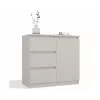 COMODA 1 PORTA 3 GAVETAS COR CAXEMIRA
