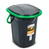 GreenBlue GB320BG sanita portátil de campismo em balde, preto/verde