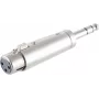 Adaptador de áudio ShiverPeaks conector fêmea XLR para ficha jack 6,3 mm (1/4 polegadas) TRS BS55035, conector fêmea estéreo