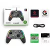 Comando GameSir Kaleid preto transparente com fios USB Type-C para Xbox One / Xbox Series X / Series S, cabo de 3 m