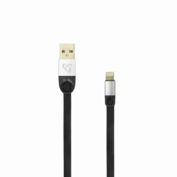 Sbox USB 2.0-8-Pin/2.4A preto/prateado