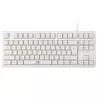 Baracuda Krill teclado gaming de membrana branco KRILL-W, US, USB