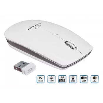 Rato Esperanza EM120W RF sem fios ótico 2400 DPI