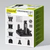 Conjunto de corte de cabelo Maestro MR-660 6-em-1 recarregável por USB com lâminas ajustáveis