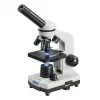 Microscópio ótico composto Deltaoptical DO-3210 – monocular, 3 objetivas acromáticas, iluminação LED, 40–400×, cabeça rotativa inclinada a 45°