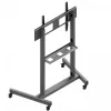 Suporte móvel para monitor EDBAK TR19 para ecrãs até 130 kg, prateleira 1000×600 mm