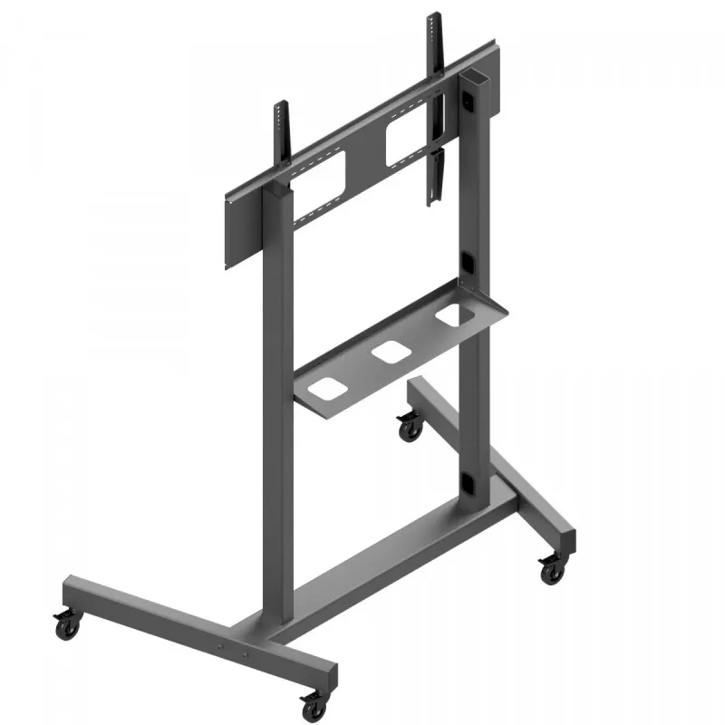 Suporte móvel para monitor EDBAK TR19 para ecrãs até 130 kg, prateleira 1000×600 mm
