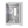 Darflash FT418 caixa de computador + 6 ventoinhas aRGB (branco)