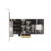 DeLOCK placa PCI Express x4 4 x RJ45 Gigabit LAN RTL8111 - PCIe - RJ-45 - PCIe 2.0 - prateado - PC - Windows 10 - Windows 11 - Windows 8.1 (88618)