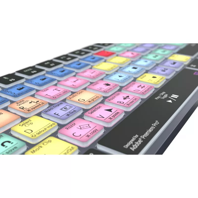 Logickeyboard LKB-PPROCC-TM-UK Adobe Premiere Pro CC Titan teclado, disposição UK, Mac