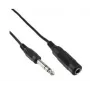 Microconnect AUDNU5 Cabo de áudio 5 m 6,35 mm preto